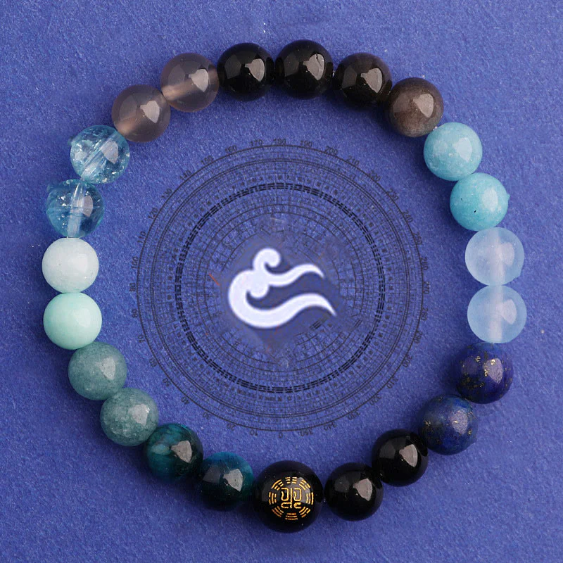 Bracciale Buddha Stones Five Elements Vari Agata Equilibrio Fortuna - Image 25