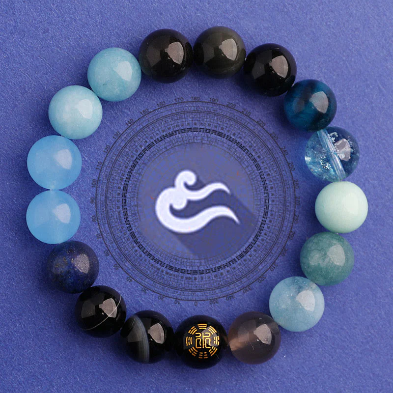 Bracciale Buddha Stones Five Elements Vari Agata Equilibrio Fortuna - Image 29