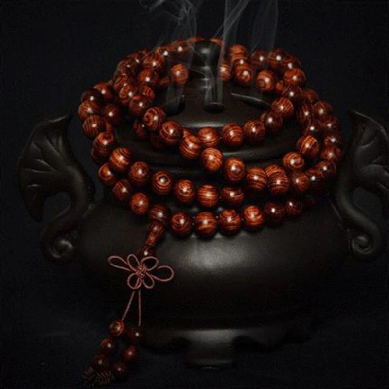 Braccialetto Buddha Stones Tibetan Rosewood Warmth (tipo casuale) - Image 6