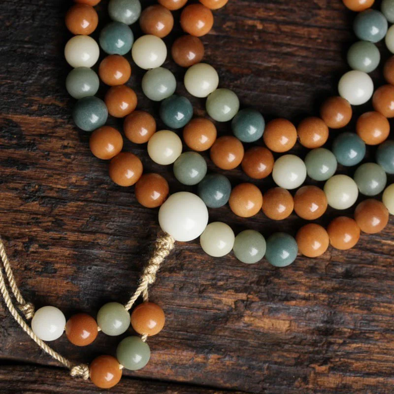 Braccialetto di saggezza di Mala Harmony Bodhi Seed Buddha Stones - Image 11