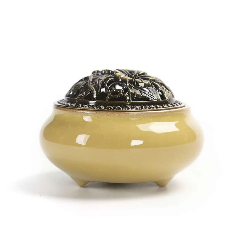 Buddha Stones Bruciatore di incenso in ceramica colorata - Image 11