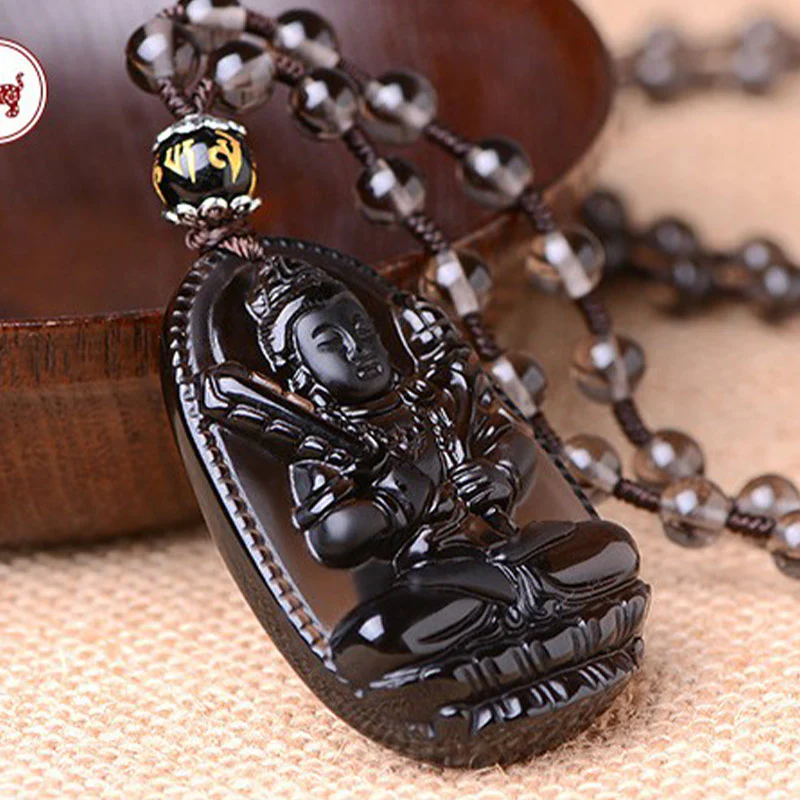 Collana di protezione in ossidiana dello zodiaco cinese - Image 3