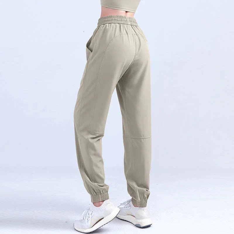 Pantaloni da jogging sportivi da yoga fitness a vita alta con tasche Buddha Stones - Image 37